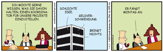 Habe heute mal zwei schöne Strips gesehen: